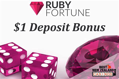 ruby fortune $1 deposit